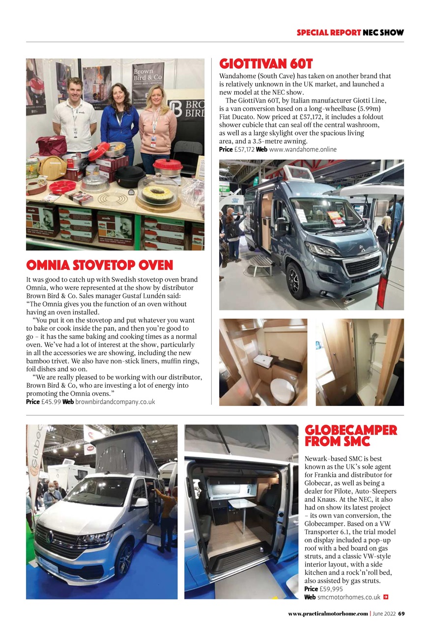 Practical Motorhome Preview Pages