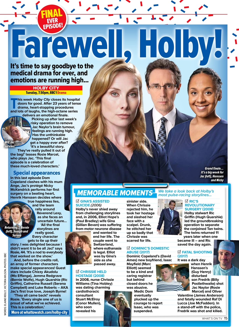 What's on TV Preview Pages