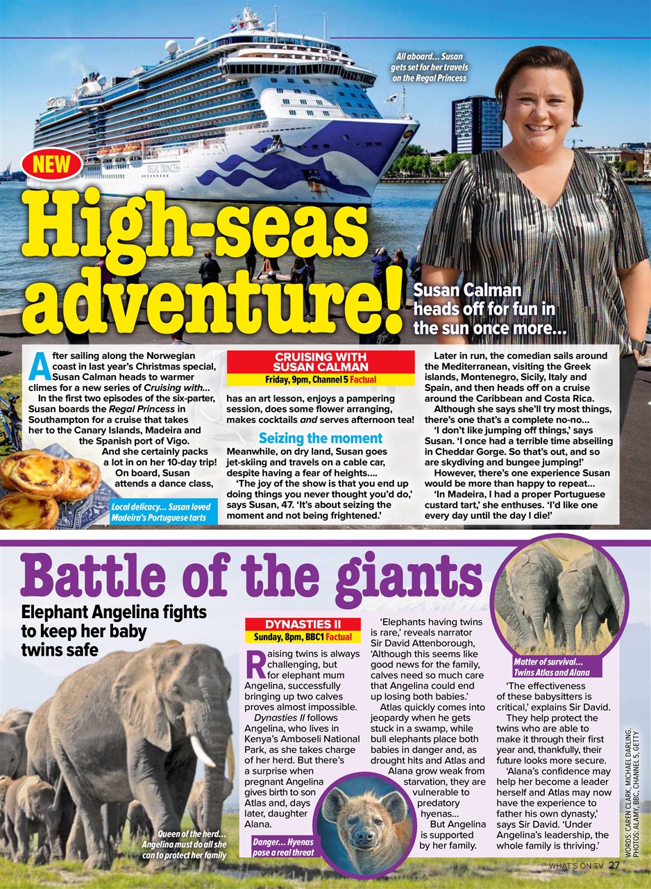 What's on TV Preview Pages