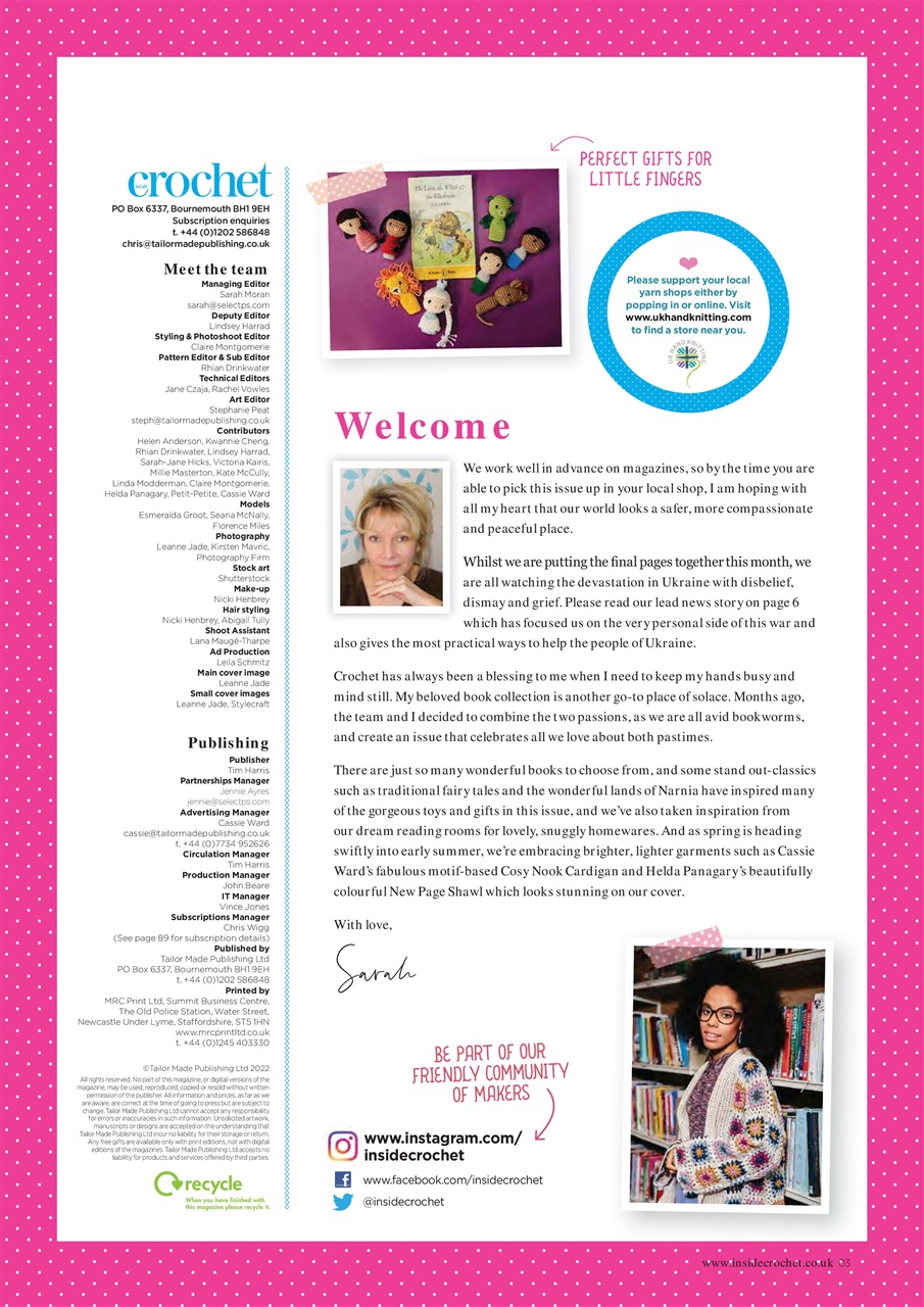 Inside Crochet Preview Pages