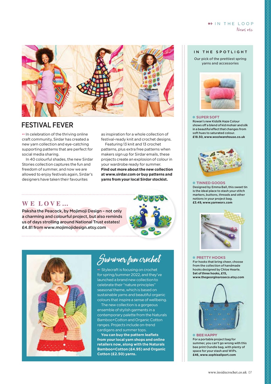 Inside Crochet Preview Pages