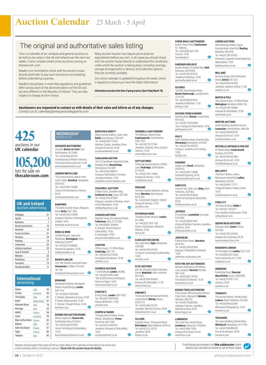 Antiques Trade Gazette Preview Pages