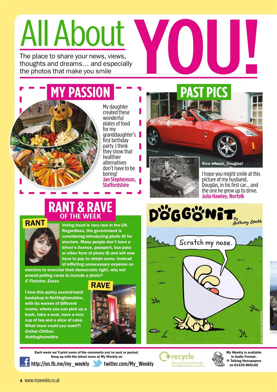 My Weekly Preview Pages