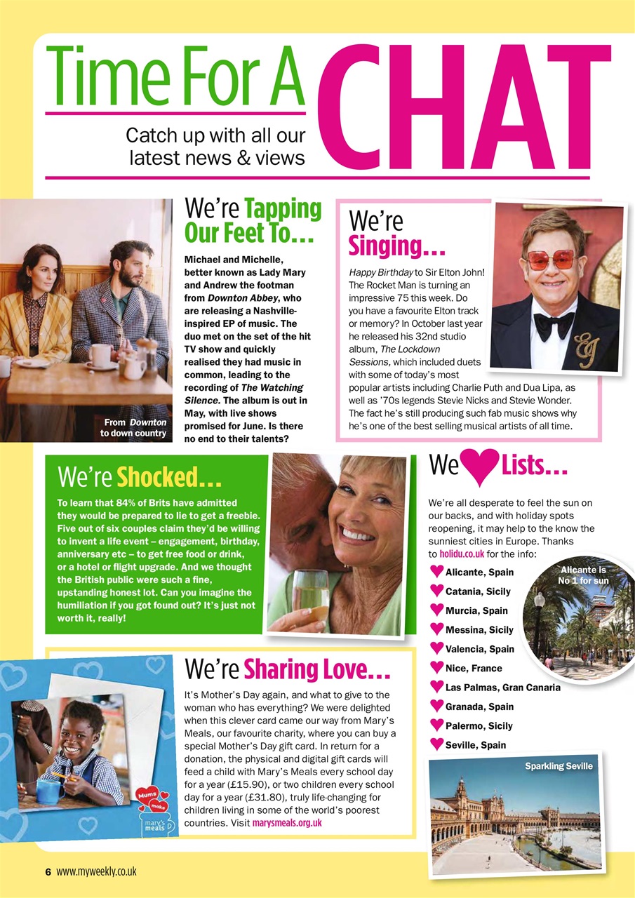 My Weekly Preview Pages