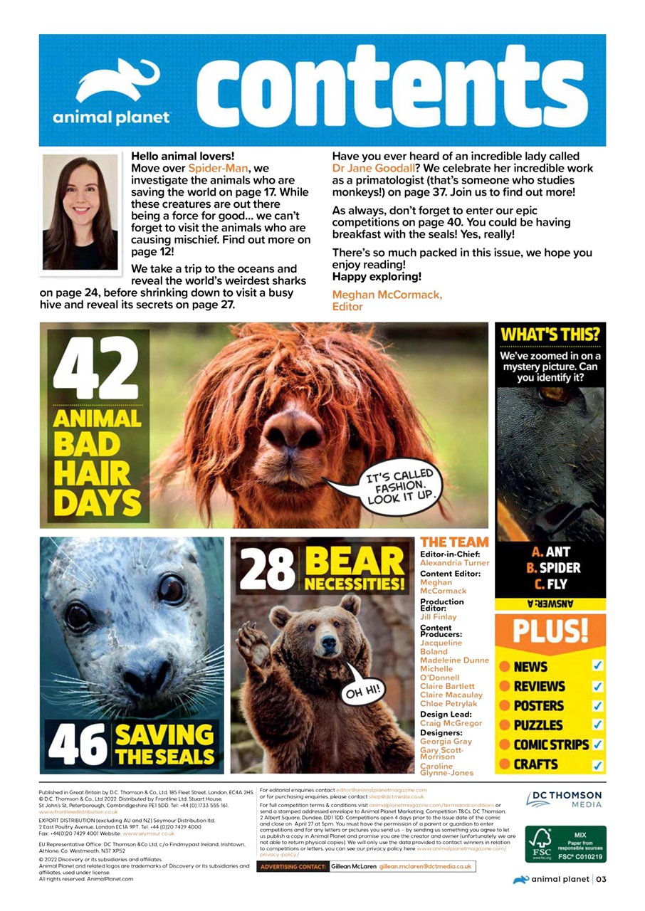 Animal Planet Kids Preview Pages