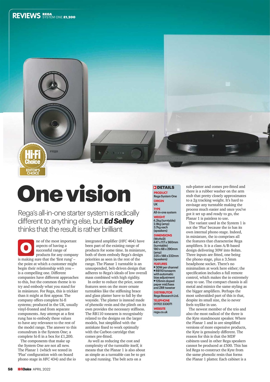 Hi-Fi Choice Preview Pages