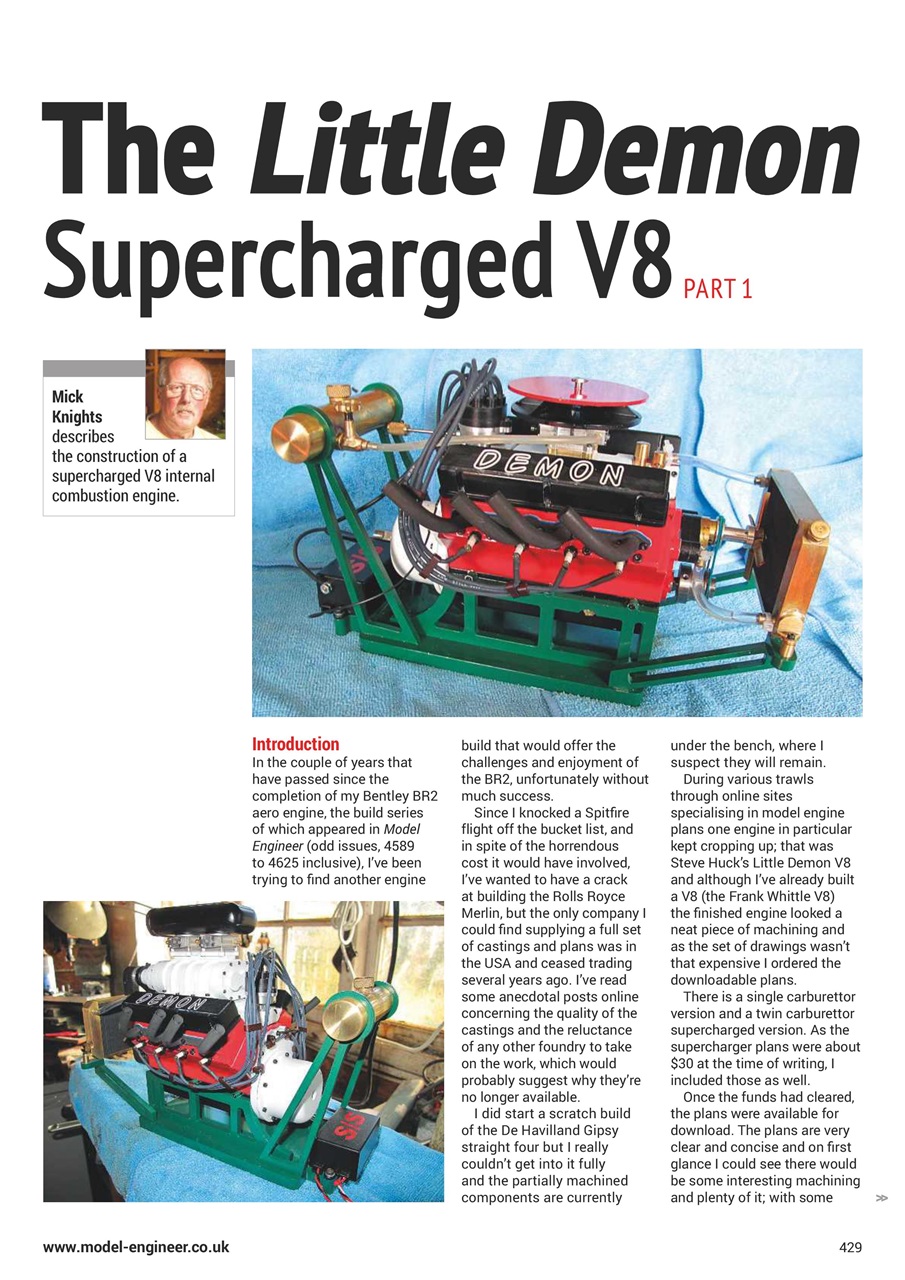 Model Engineer Preview Pages