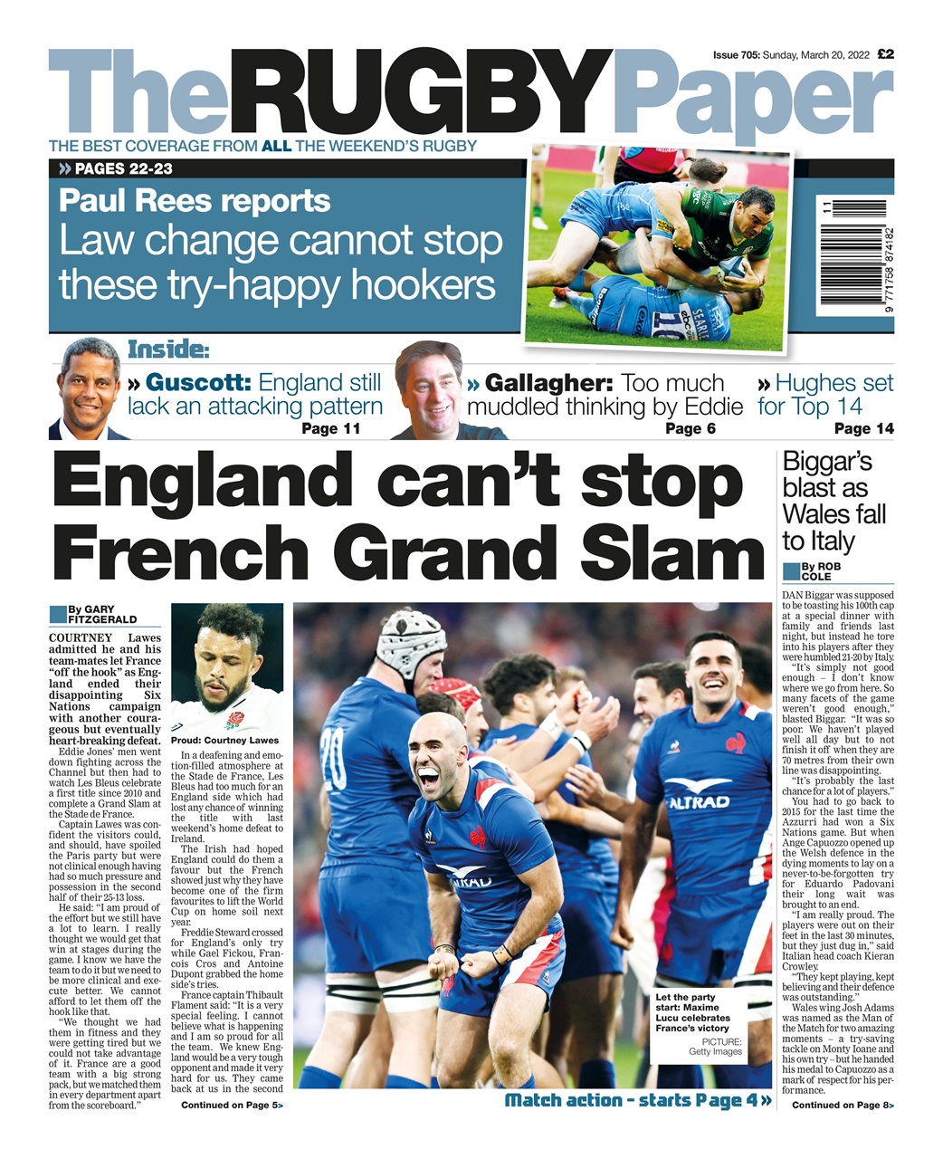 The Rugby Paper Preview Pages