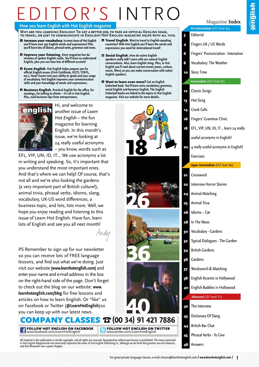 Learn Hot English Preview Pages