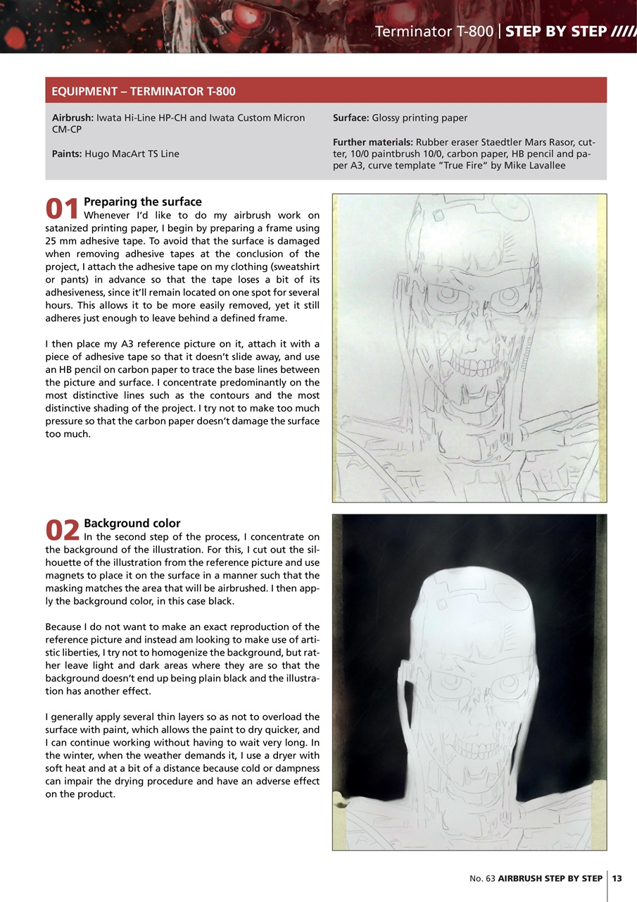 Airbrush Step by Step Preview Pages