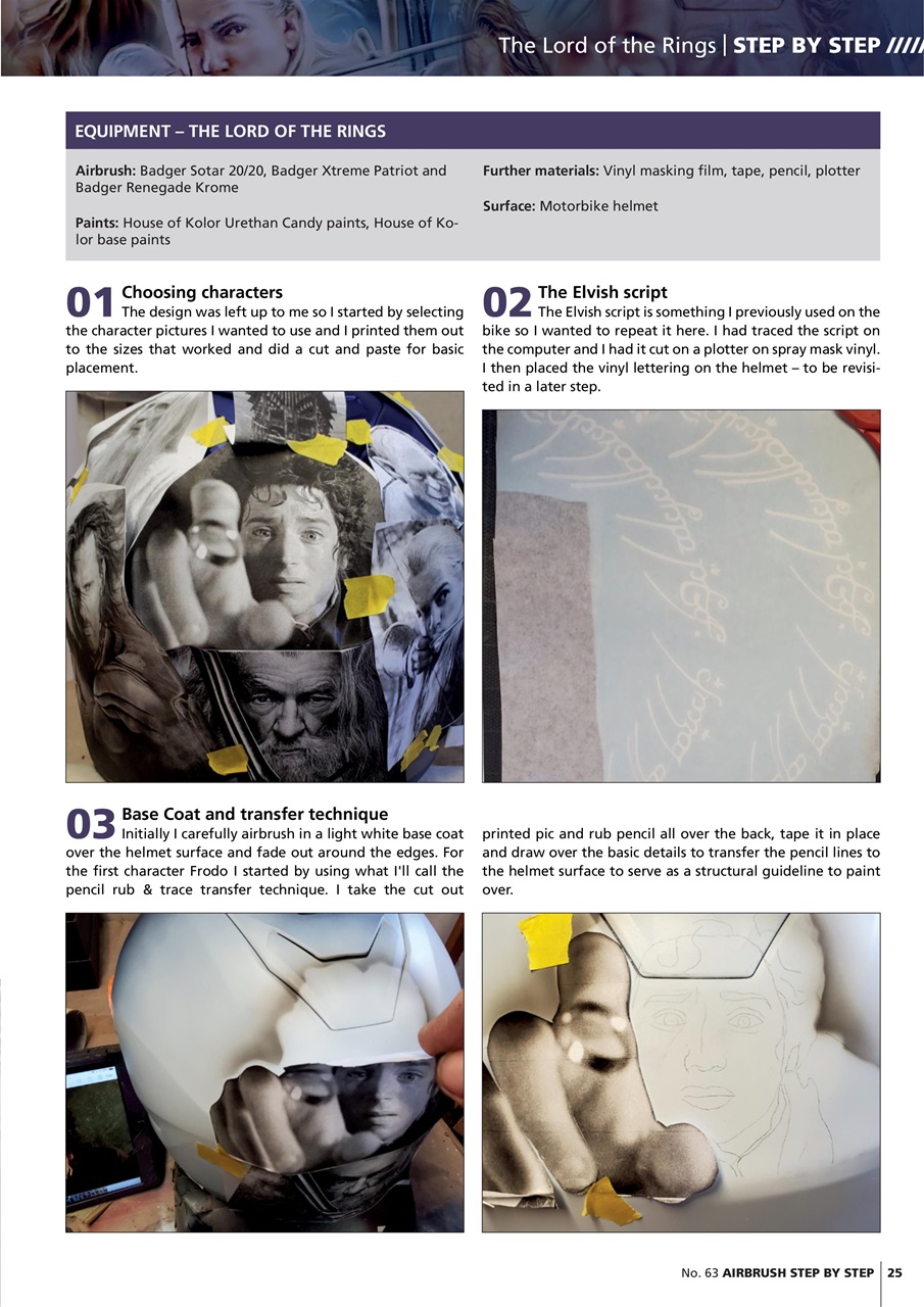 Airbrush Step by Step Preview Pages