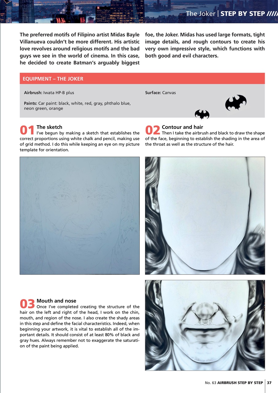 Airbrush Step by Step Preview Pages