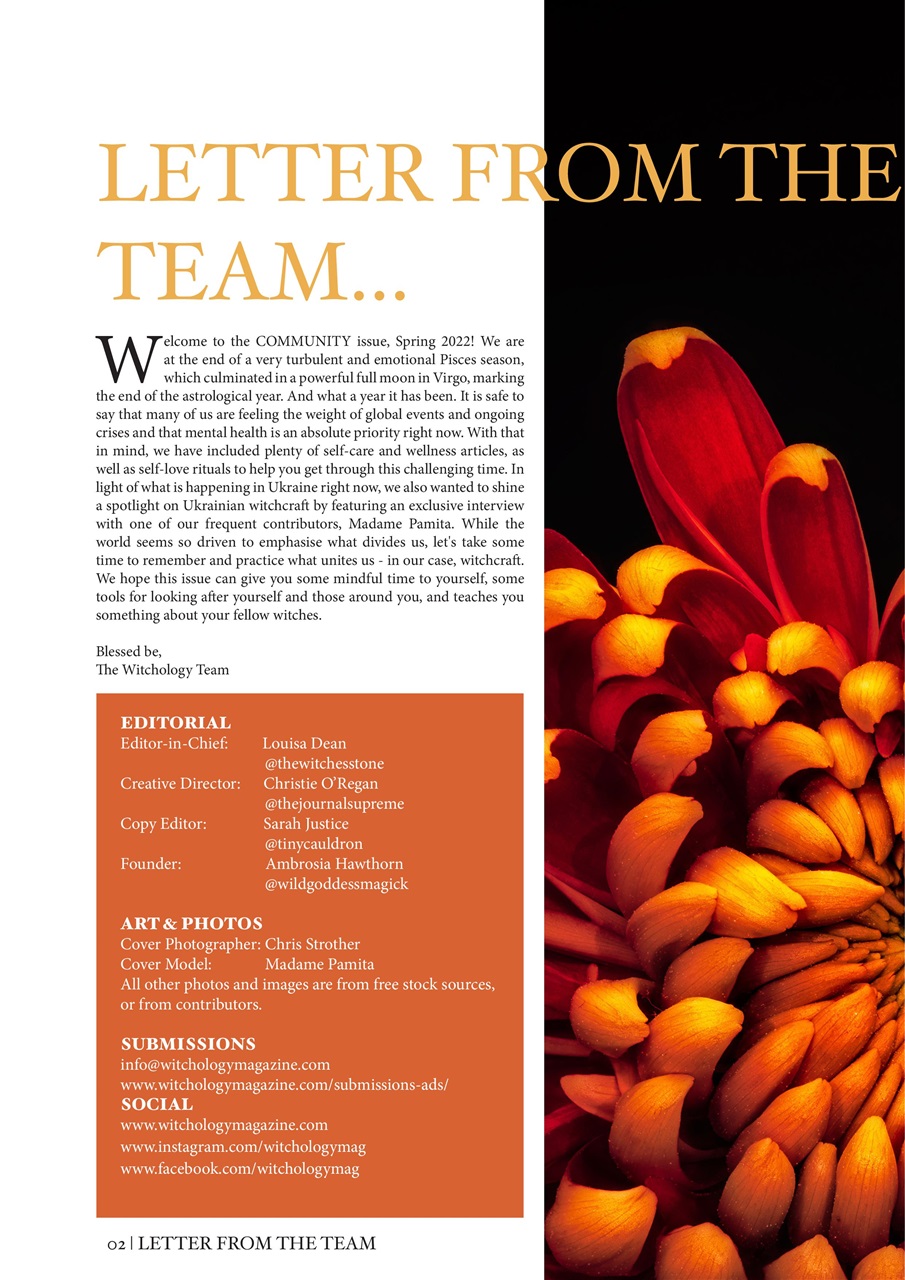 Witchology Magazine Preview Pages