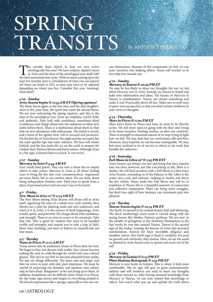 Witchology Magazine Preview Pages