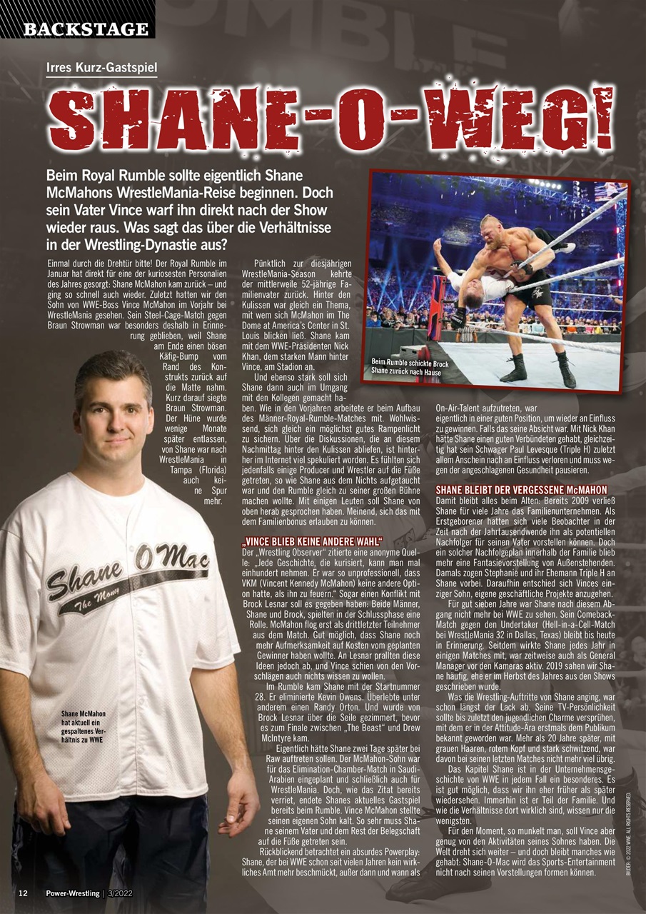 Power-Wrestling Preview Pages