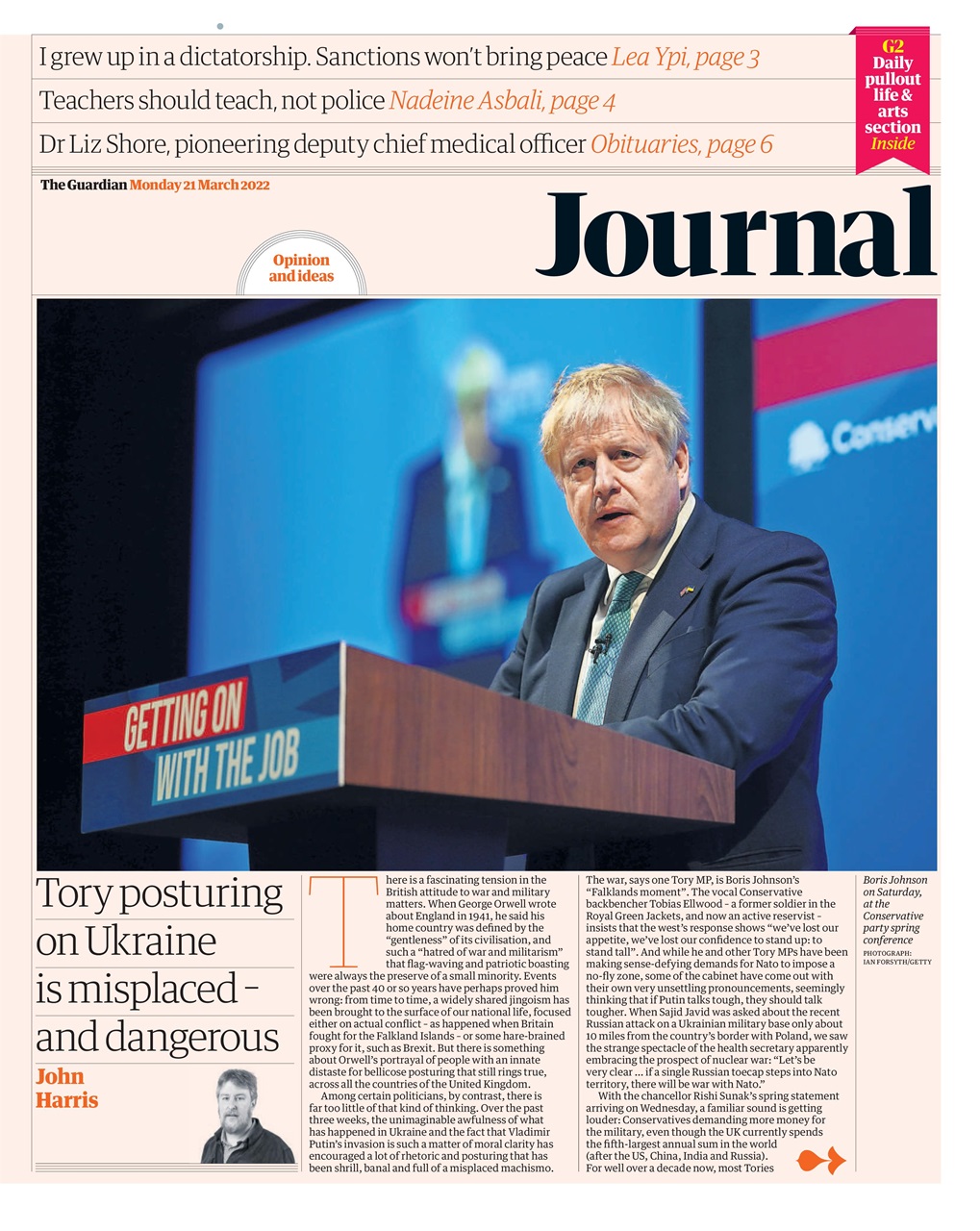 The Guardian Newspaper Preview Pages