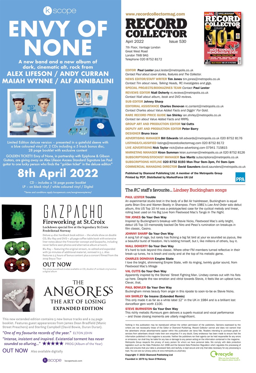 Record Collector Preview Pages