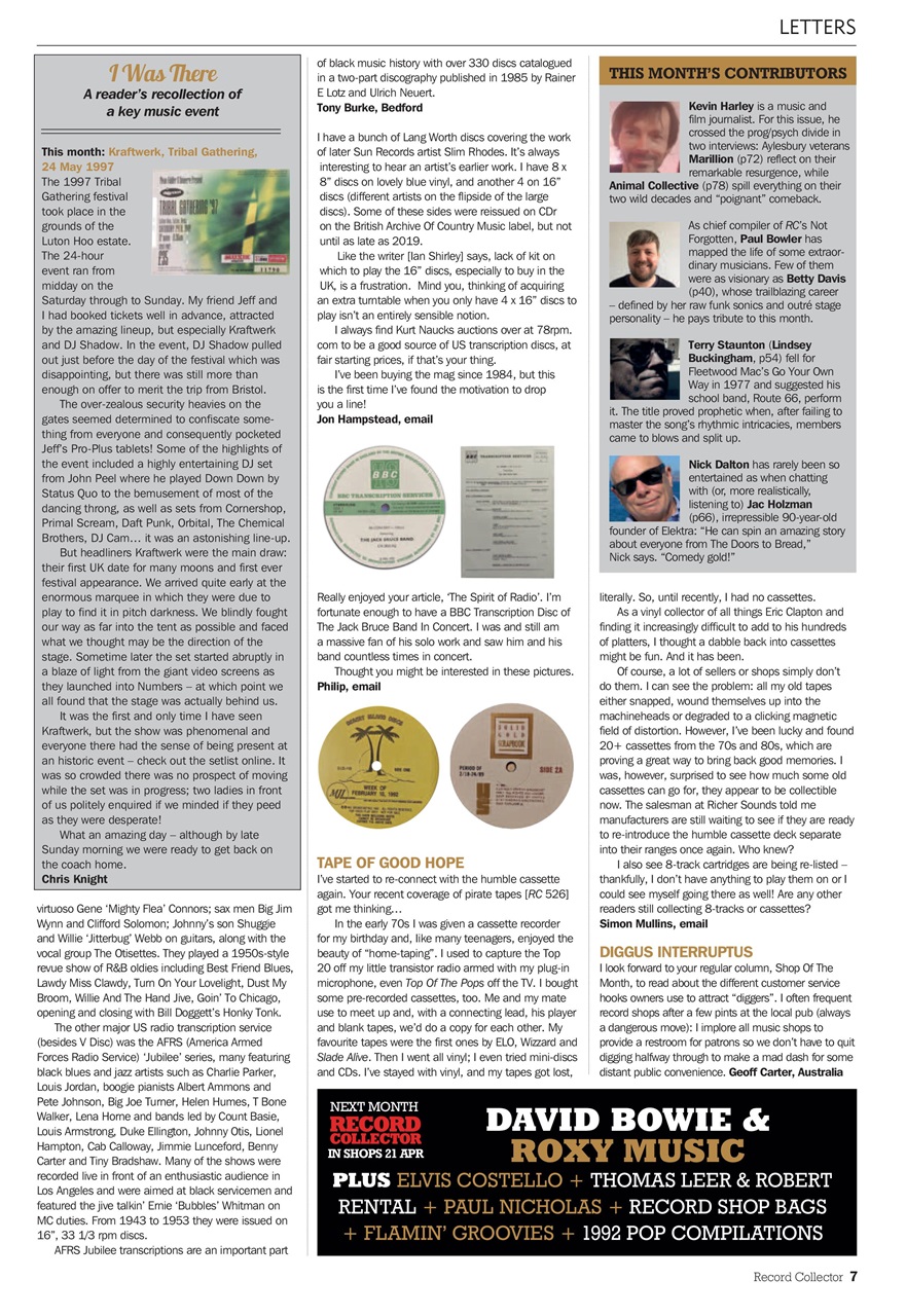 Record Collector Preview Pages