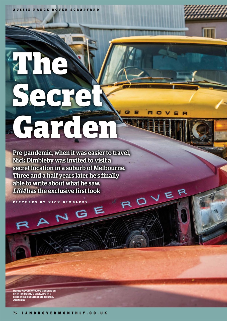 Land Rover Monthly Preview Pages