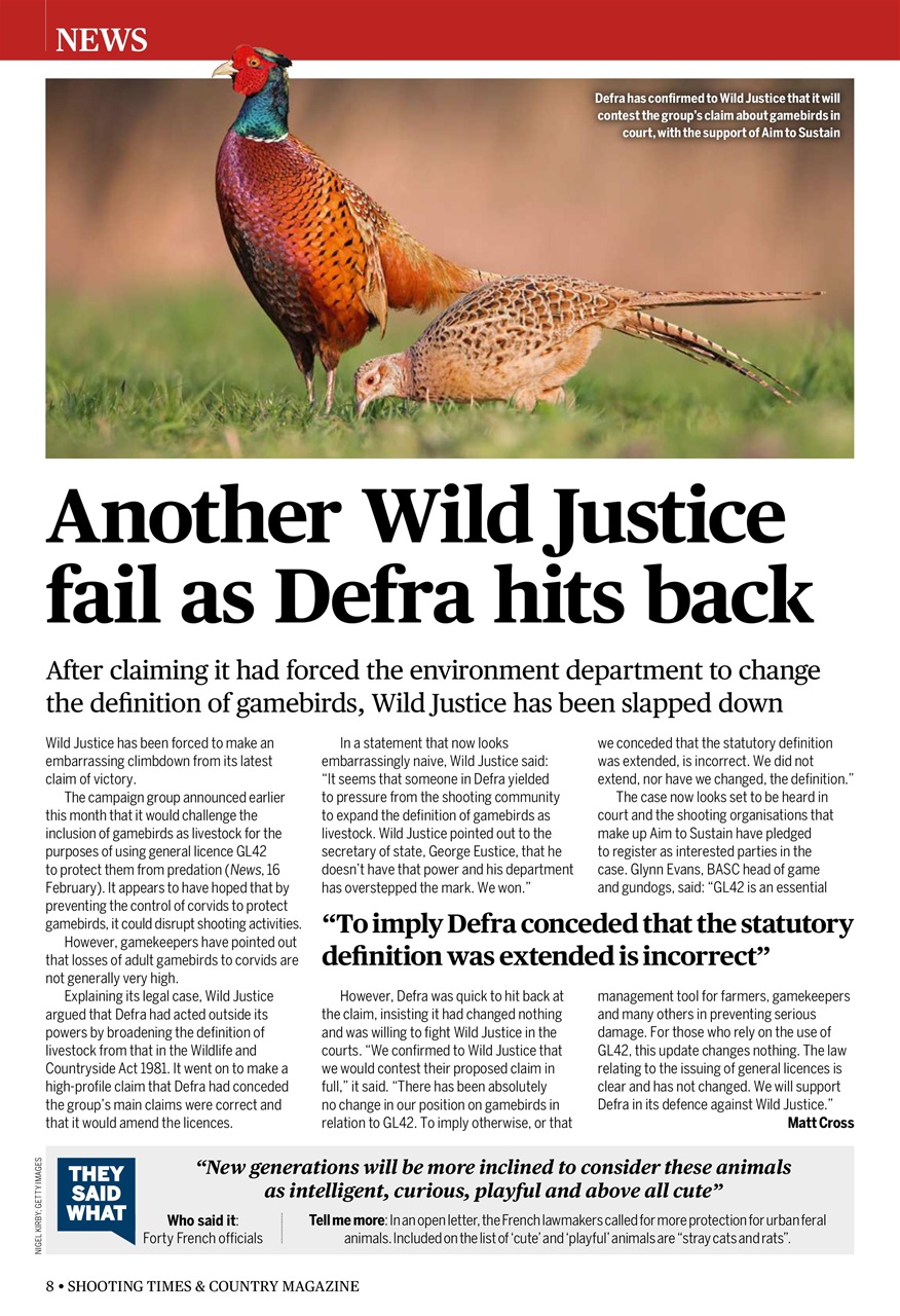 Shooting Times & Country Preview Pages