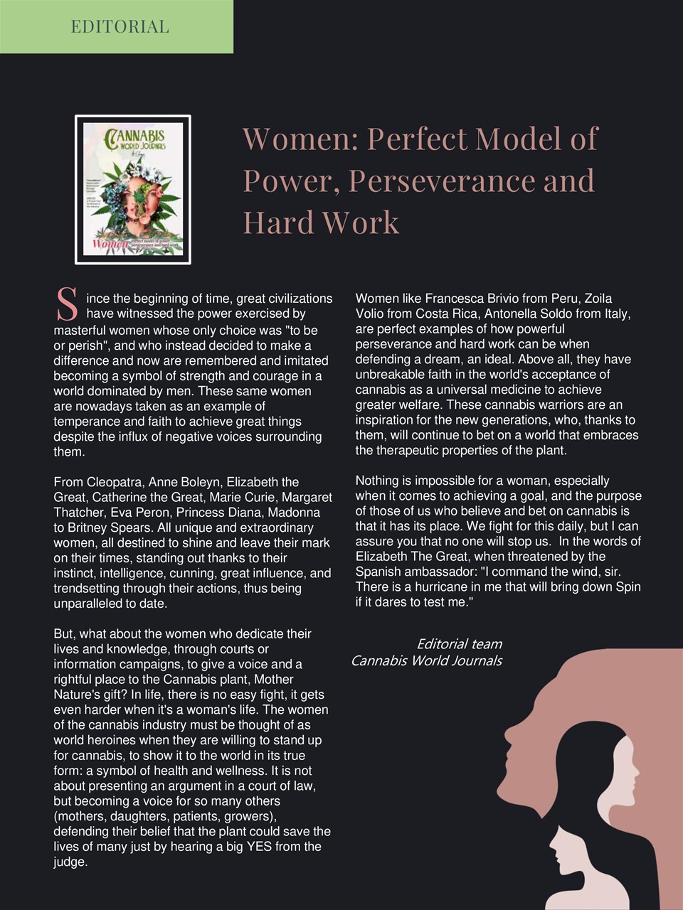 Cannabis World Journals Preview Pages
