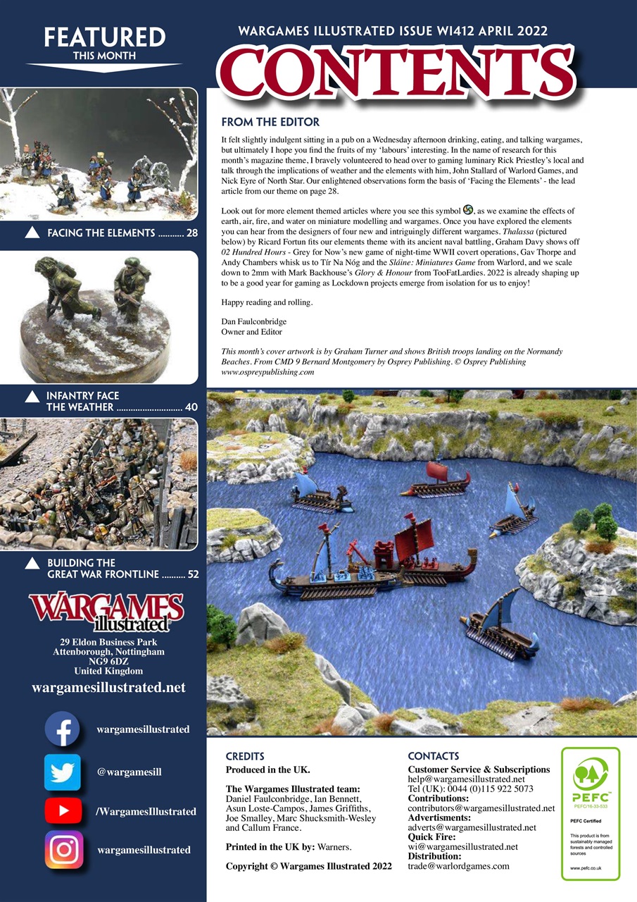 Wargames Illustrated Preview Pages