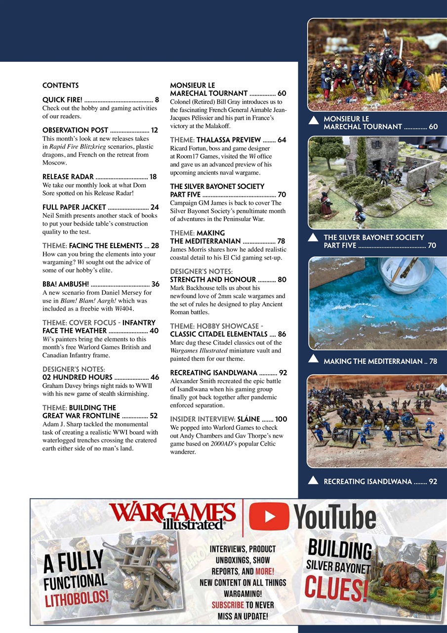 Wargames Illustrated Preview Pages