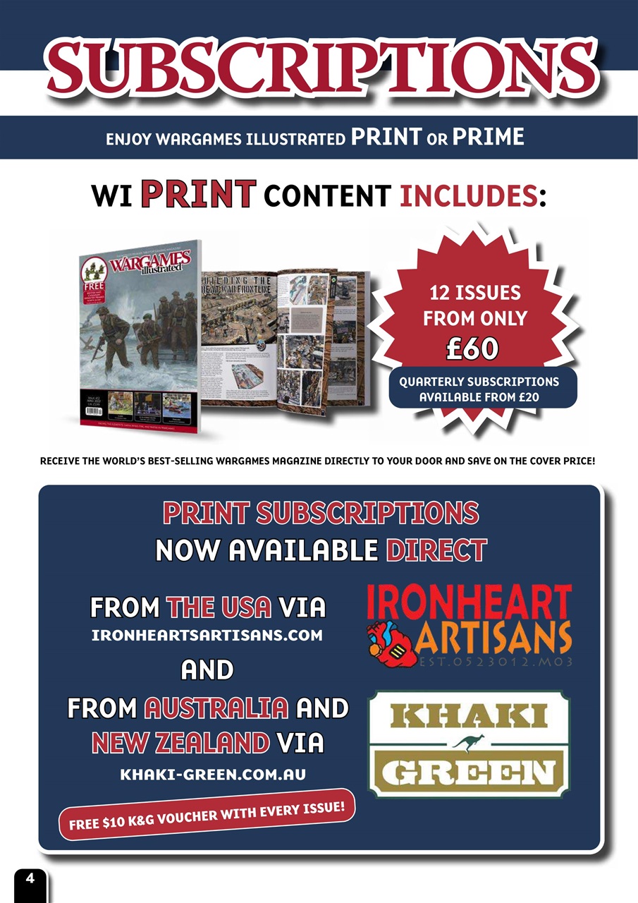 Wargames Illustrated Preview Pages