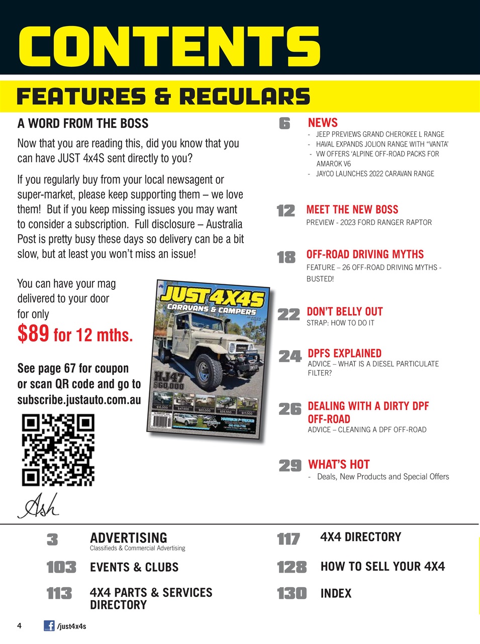 JUST 4X4S Preview Pages