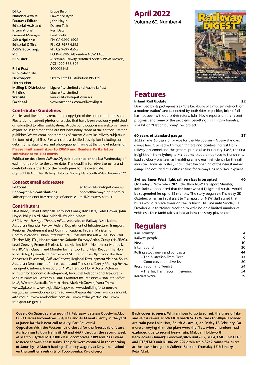 Railway Digest Preview Pages