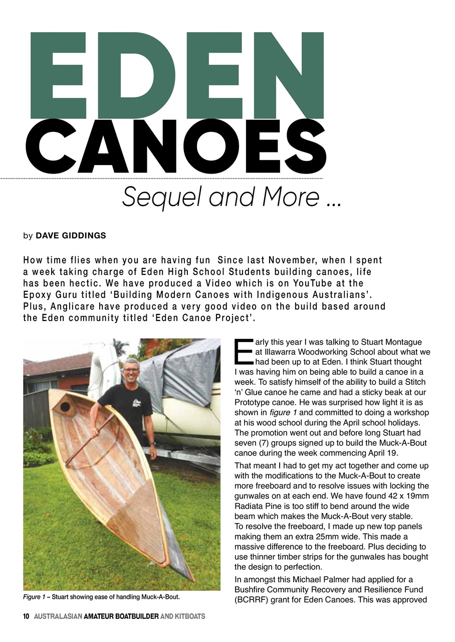 Australian Amateur Boat Builder Preview Pages