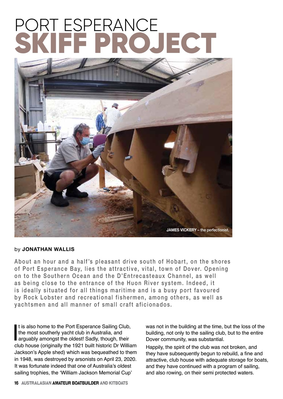 Australian Amateur Boat Builder Preview Pages