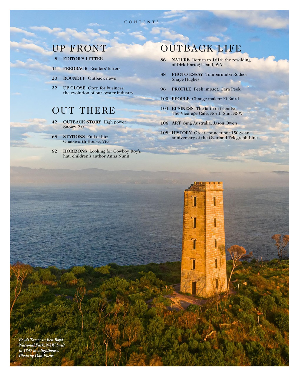 OUTBACK Magazine Preview Pages