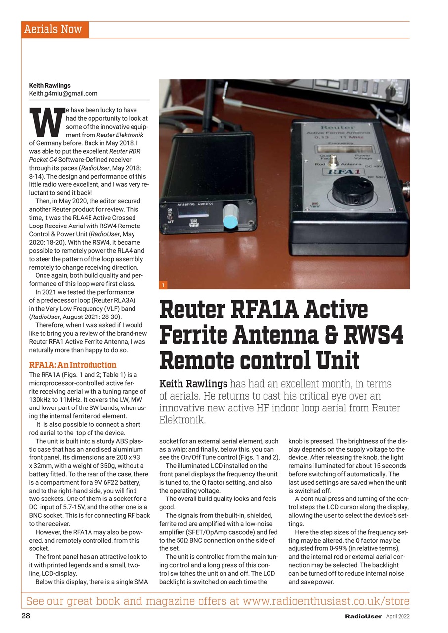 Radio User Preview Pages