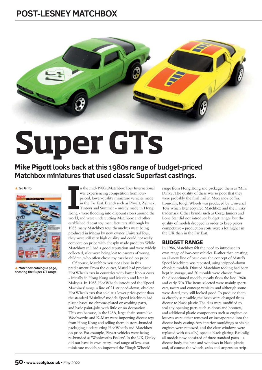Diecast Collector Preview Pages