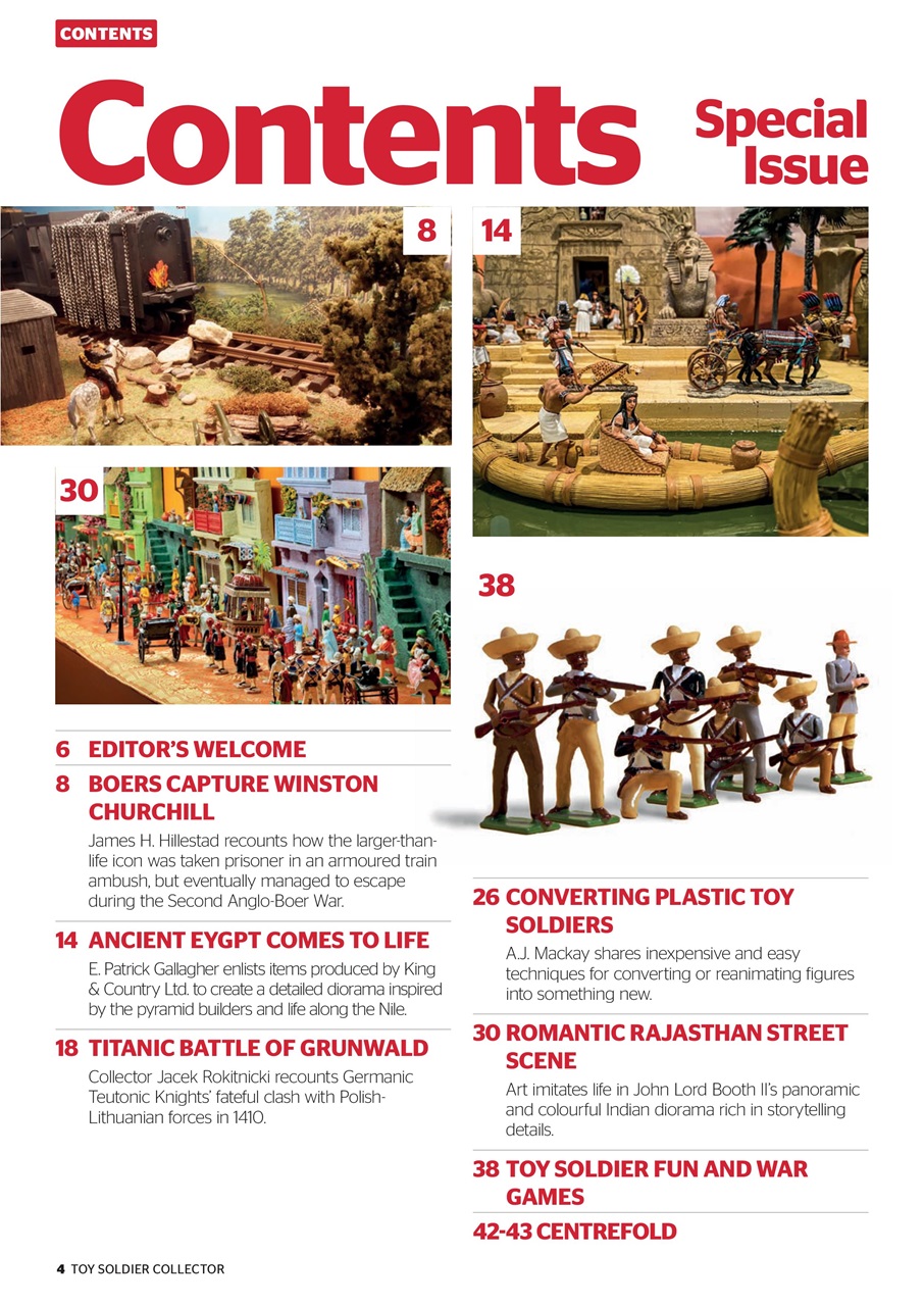 Toy Soldier Collector and Historical Figures Preview Pages