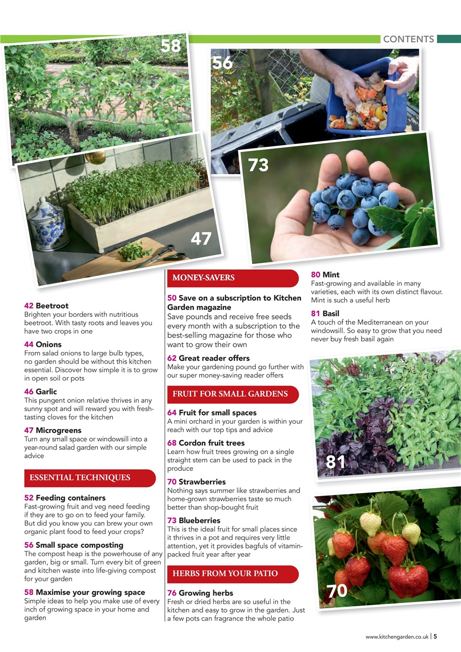 Kitchen Garden Magazine Preview Pages