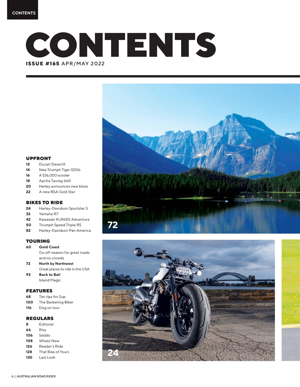 Australian Road Rider Preview Pages