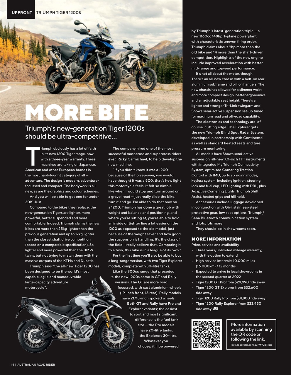 Australian Road Rider Preview Pages