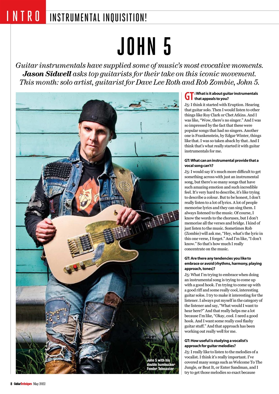 Guitar Techniques Preview Pages