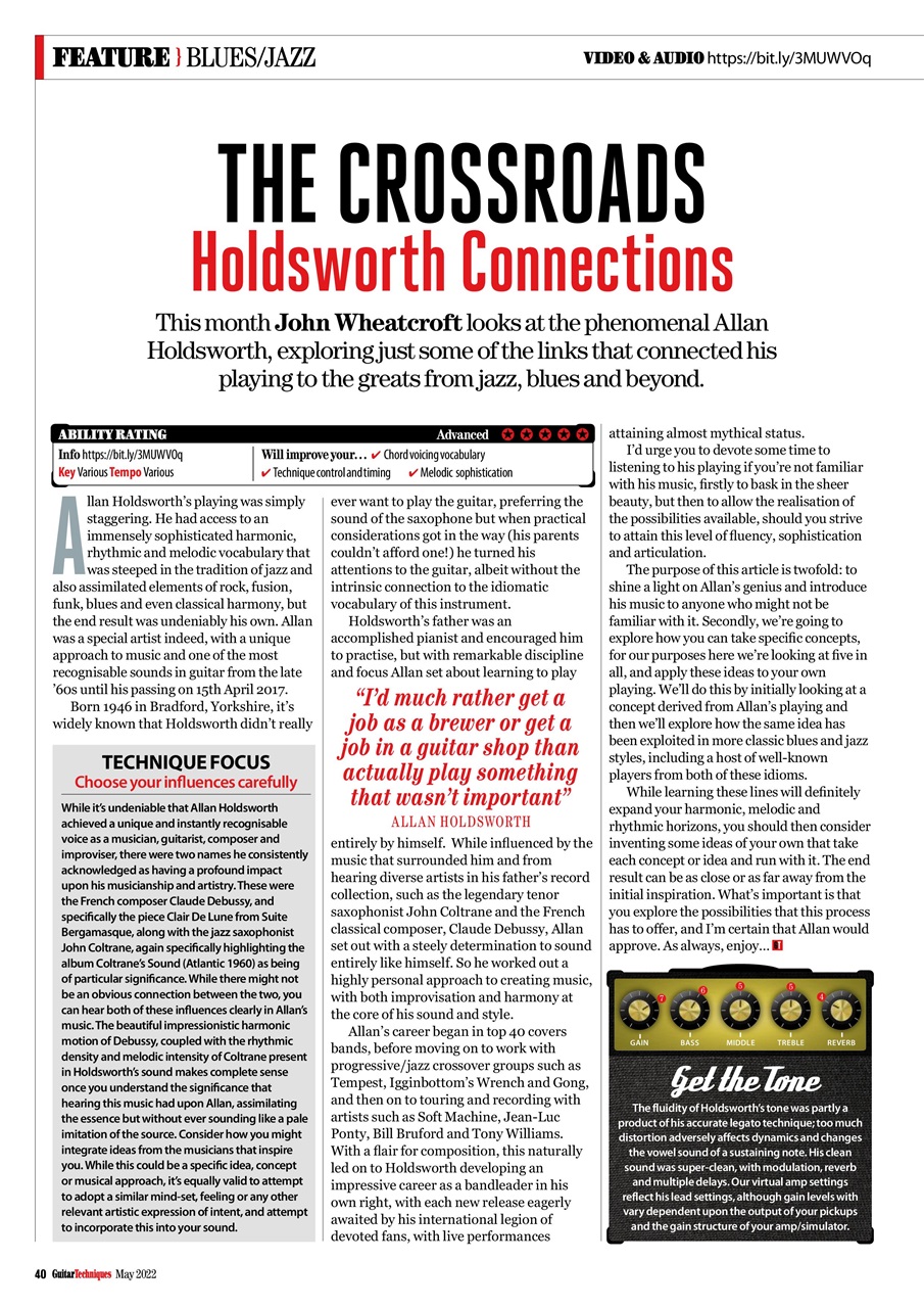 Guitar Techniques Preview Pages