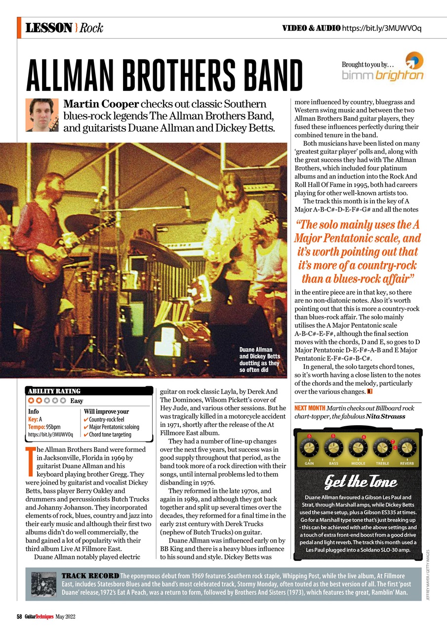 Guitar Techniques Preview Pages