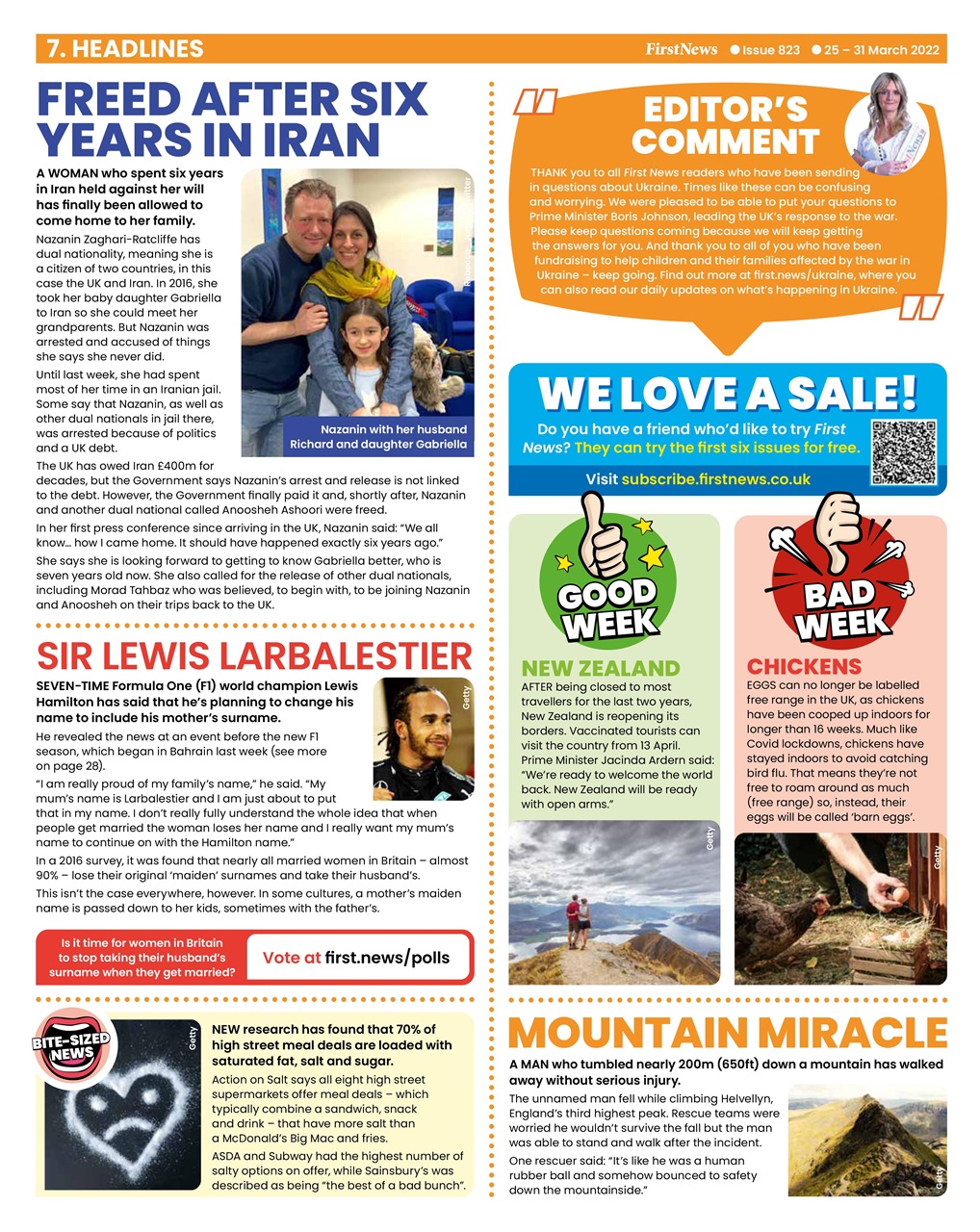 First News Preview Pages