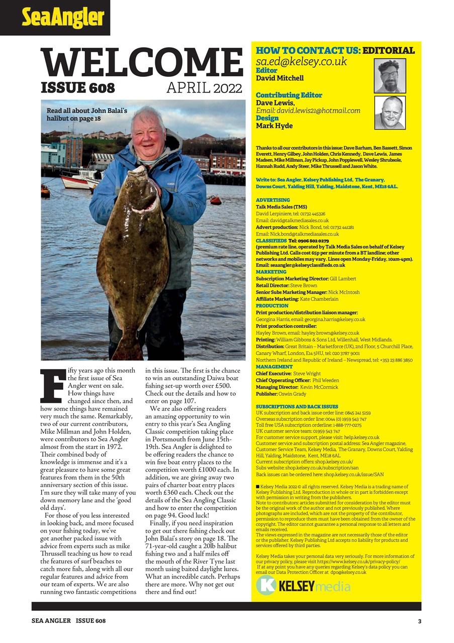 Sea Angler Preview Pages