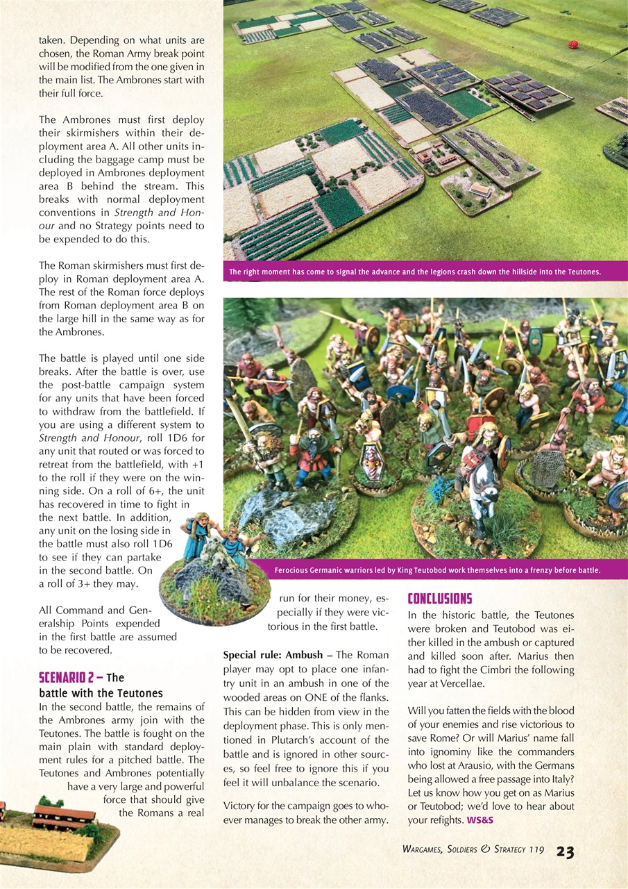 Wargames, Soldiers & Strategy Preview Pages