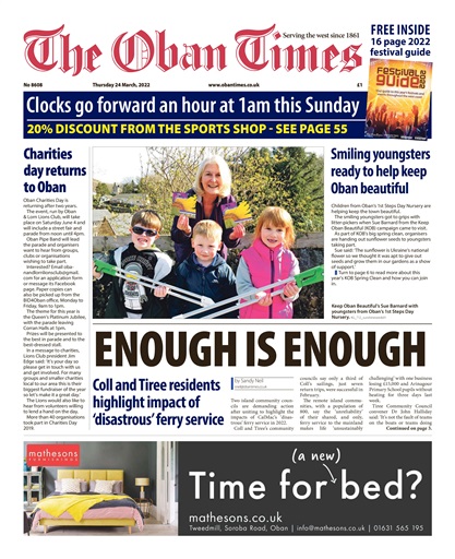 The Oban Times & Lochaber Times issue 