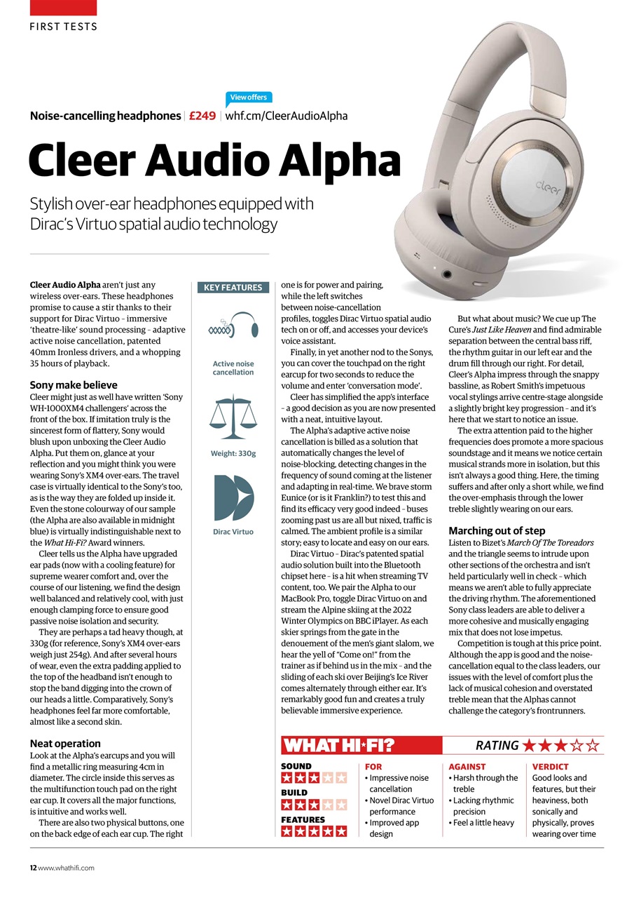 What HiFi Preview Pages