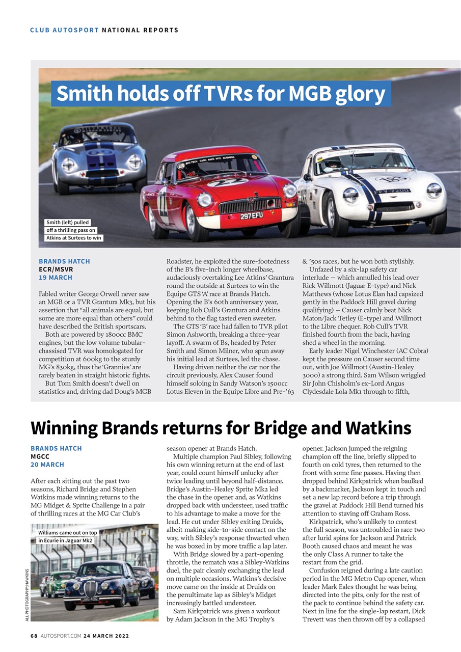Autosport Preview Pages