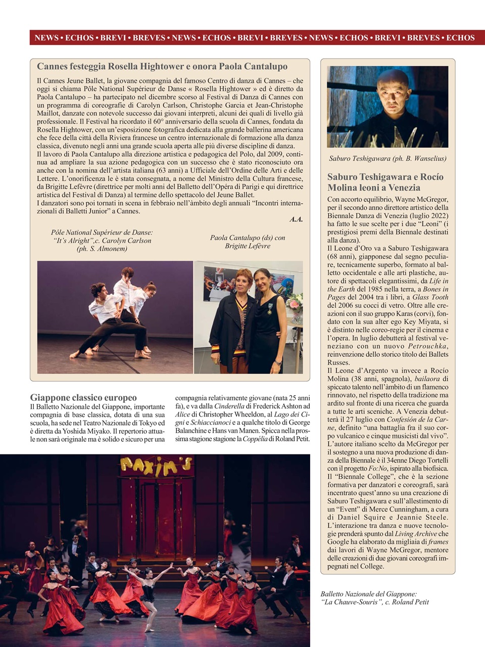 BALLET2000 Edizione Italia Preview Pages