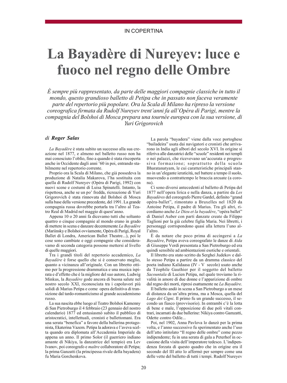 BALLET2000 Edizione Italia Preview Pages